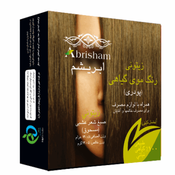 رنگ مو ابریشم زیتونی ق م  کد 0189