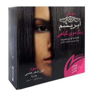 رنگ مو ابریشم مشکی ق م 139000کد 0192