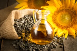 ماده غذایی برای افزایش طبیعی دریافت ویتامین E 6 روغن آفتاب